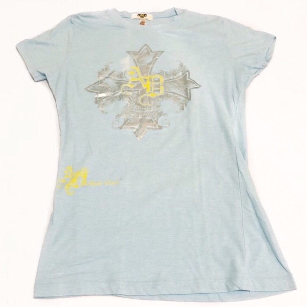 Antik Denim Light Blue T Shirt Large